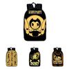 Large Bendy And The Ink Machine Backpack For Students Fashionable And Functional!