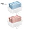 Mini Sphere Ice Tray Cube with Bin And Scoop, Small Round Balls Ball Mold for Coffee Drinks, Easy Release Stackable Silicone Freezer Clean