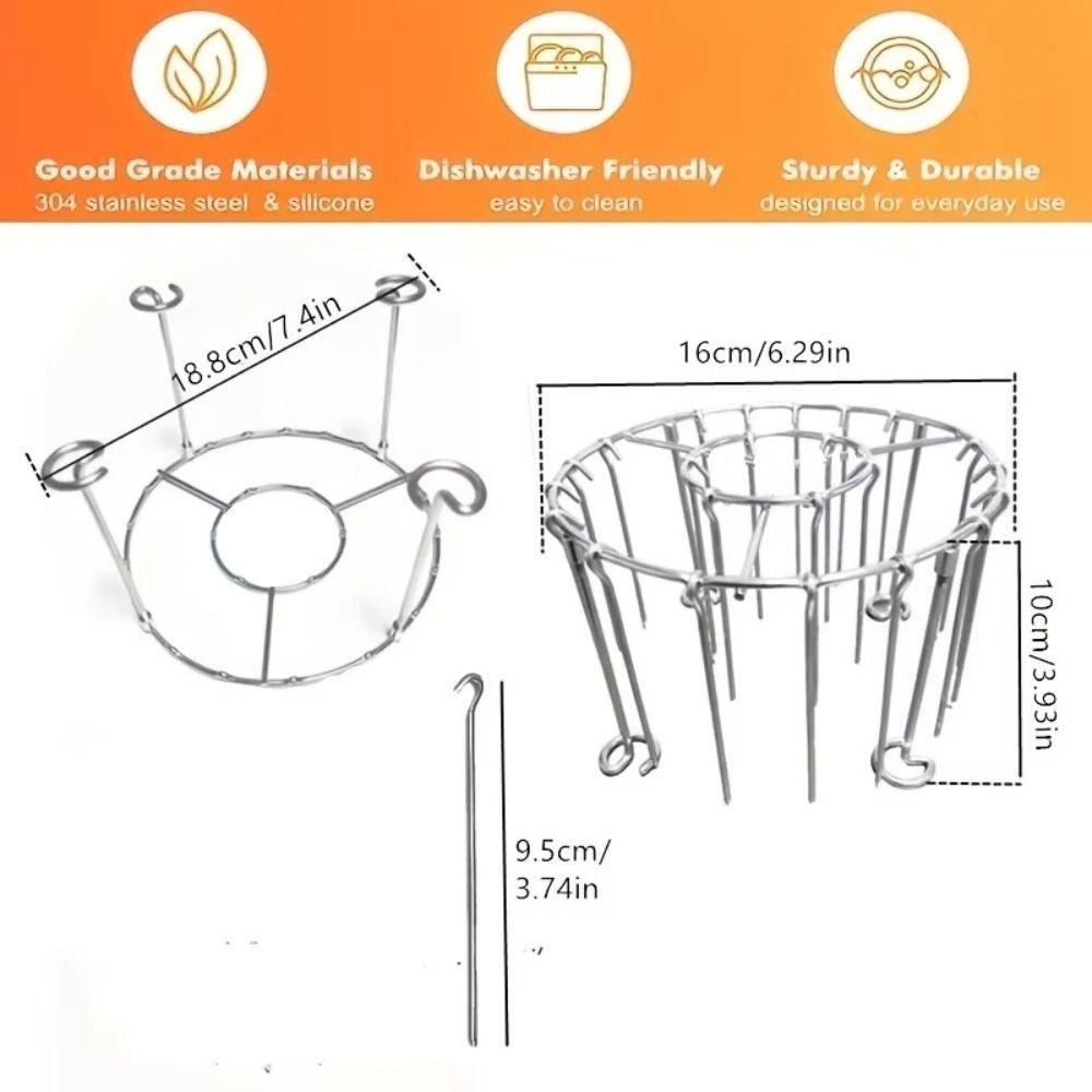 Съемный держатель для шампуров Игла для запекания из нержавеющей стали для аксессуара для аэрофритюрницы