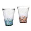 Tsugaru Vidro MATSURI Gold Tumbler Pair Set 305ml Made In Japan Cosmetic Box Glass Highball Cup Beer Stylish Glass Sake Gift Day Day Couple