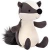 Jellycat Серия животных Леса Судета Барсук Кукла-спутник Плюшевая кукла Высота 13 см