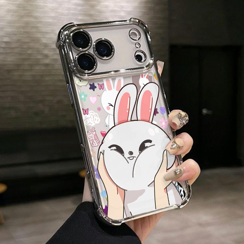 Cartoon K-Kids Strays Phone Case for iPhone 17 Air 16 15 14 Plus 13 12 11 Pro Max X Xs XR 8 e Anti-drop Transparent Soft Cover