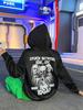 Модный Худи с Принтом Черепа Женский Мода Хип-Хоп Уличный Свитшот с Круглым Вырезом винтажный Свободный Оверсайз Худи Свободный Повседневный Спортивная Одежда