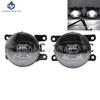 LED Fog Light DRL Daytime Running Light 12V H11 For Mitsubishi Pajero 4/IV V8_W V9_W 2007-2015 Front Bumper Fog Light Fog Lamp