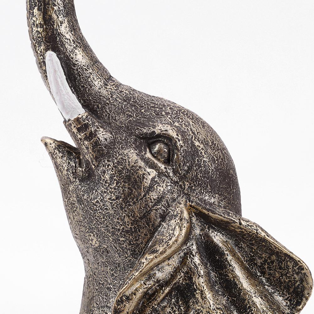 EY # Солнечная мини-скульптура слона водонепроницаемый светильник для декора сада и двора (Элефа