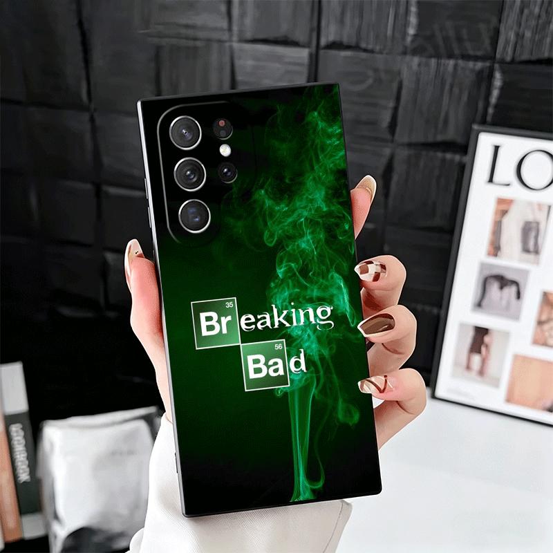 Breaking Bads Heisenberg Soft Phone Case for Samsung Galaxy S26 S25 Edge S24 Ultra S23 Plus S22 S21 FE S20 Black Cover Back Shel