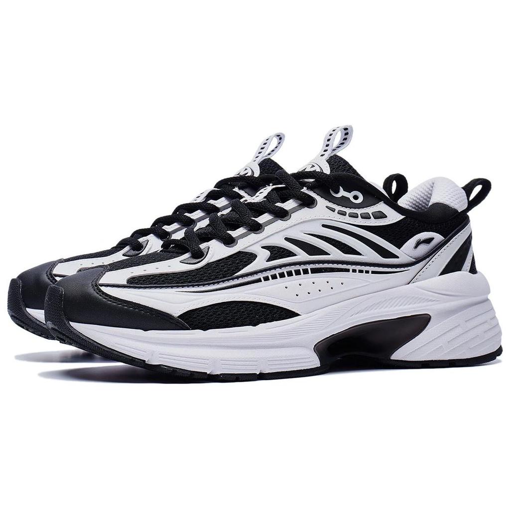 Li Ning Yixing Lite Comfortable Versatile Durable Lightweight Low-Top Casual Shoes Women Sneaker White Black AGCT236-1