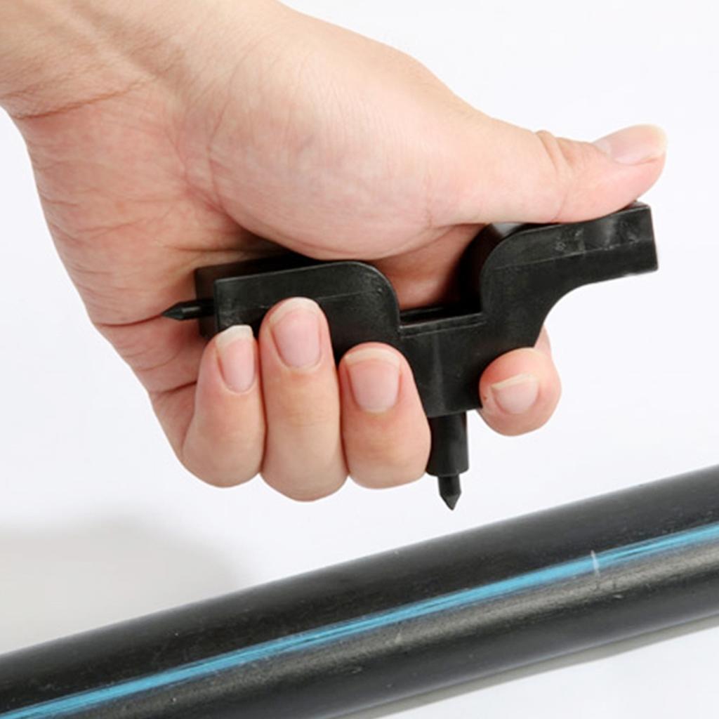 Высококачественный черный садовый инструмент для капельного орошения, дрель для пробивки отверстий в шланге, сверлильный инструмент