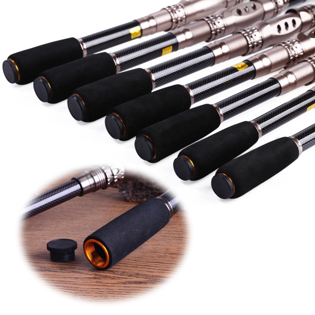 1.5M -3.3M Portable Telescopic Fishing Rod Carbon Fiber Travel Portable Super Hard Fishing Pole