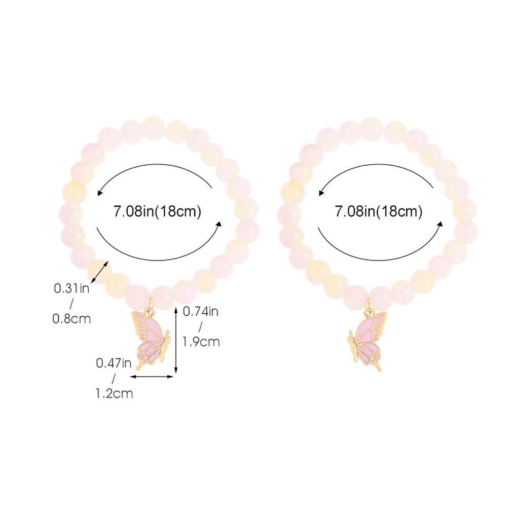 Ретро универсальный браслет Advanced Sense с капельным маслом и бабочкой, украшенный кристаллами и бисером для женщин