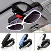 Fit Sun Visor Portable Car Sunglasses Eye Glasses Ticket Card Pen Holder Clip Cases Random Color