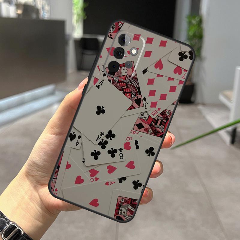 Кейс для игральных карт Покер для Samsung Galaxy A22 A32 A52 A15 A16 A05 A26 A36 A56 A53 A33 A13 A34 A54 A14 A35 A55