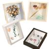 1pc Handmade Flowers Frames Picture Memory Case Artificial Board Photo Display Keepsakes Bouquet