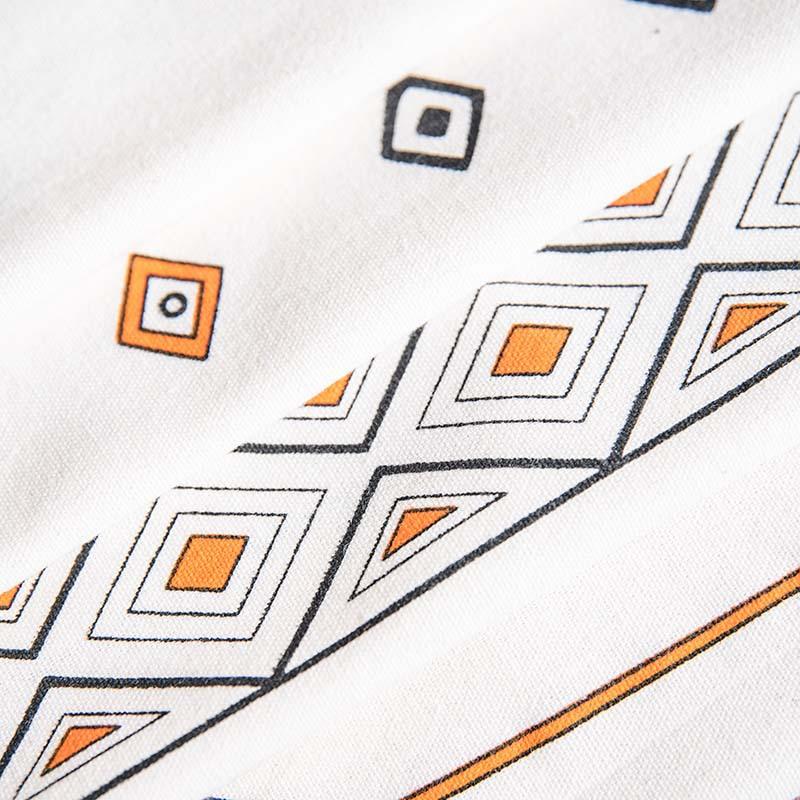 Bohemian Curtain with Tassels Single Panel Easy Hanging with A Rod Pocket & Loop for Farmhouse, Office & Living Rooms 1 Panel