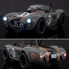 1:24 Ford Shelby Cobra 427 S/C Modified Car Alloy Car Model Sound and Light Pull Back Children's Toy Collectibles Birthday Gift