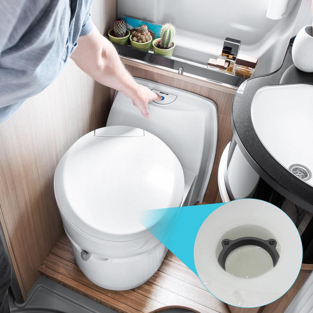 RV Toilet Seal Kit Replacement for 385310063 RV Motorhome and Trailer Toilet RV Floor Flange Seal and Mounting Hardware Kit