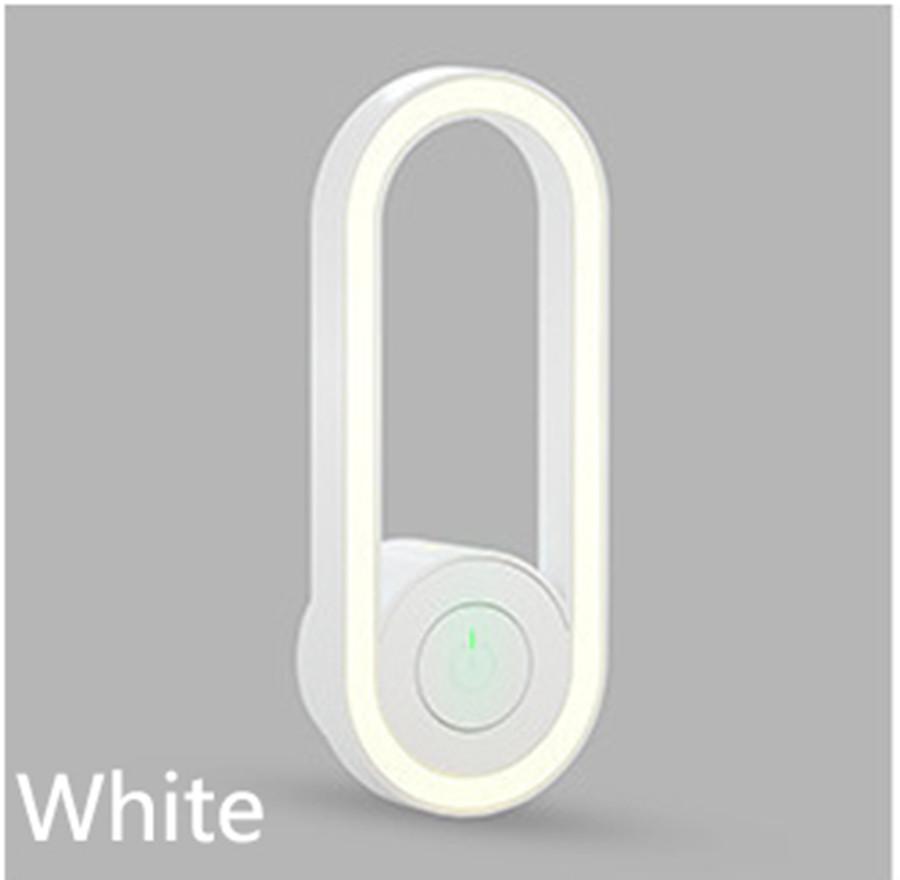 Новый уничтожитель комаров со светодиодной подсветкой для кемпинга, спальни, кухни, офиса, дома (белый)