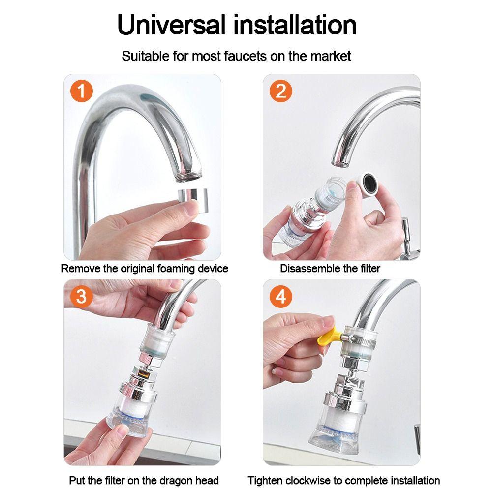 Вращающийся на 360° смеситель для ванной комнаты, аэратор, адаптер для фильтра, аксессуары для бытовой раковины