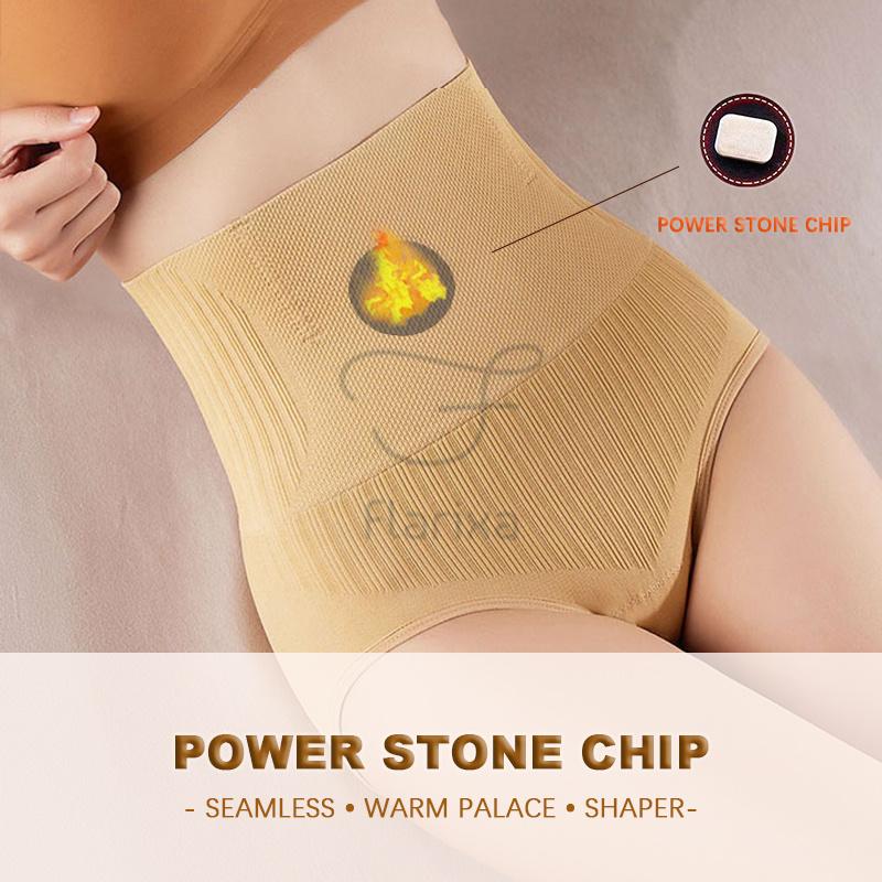 Flarixa Seamless Women's Panties High Waist Flat Belly Panties Body Shaping Underwear Comfort Postpartum Abdominal Pants Briefs