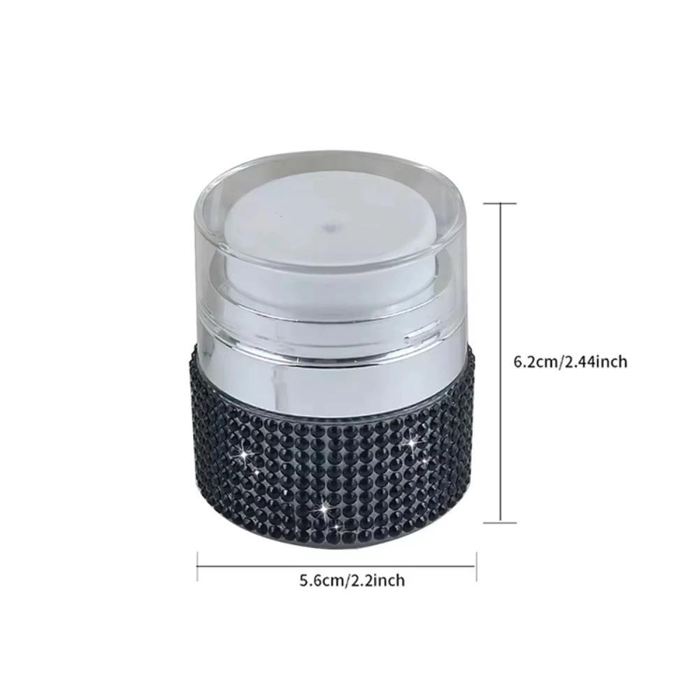 15ml Cream Lotion Jar Luxury Rhinestone Face Cream Dispenser Portable Cosmetic Cream Bottle Travel