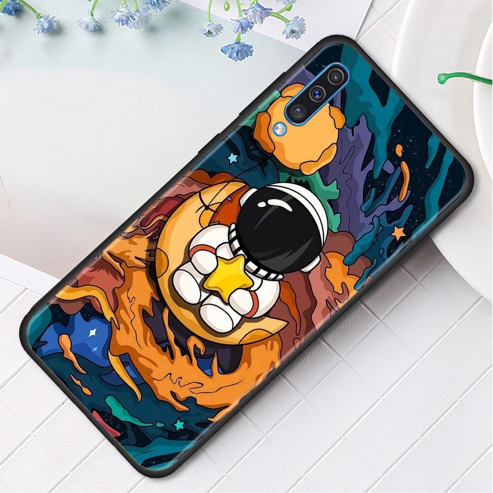 Милый мультяшный чехол Star Planet Astronaut для Samsung Galaxy A50 A70 A10 A20e A30 A40 A20s A10s A10e A80 A90 A60 A30s Phone Shell