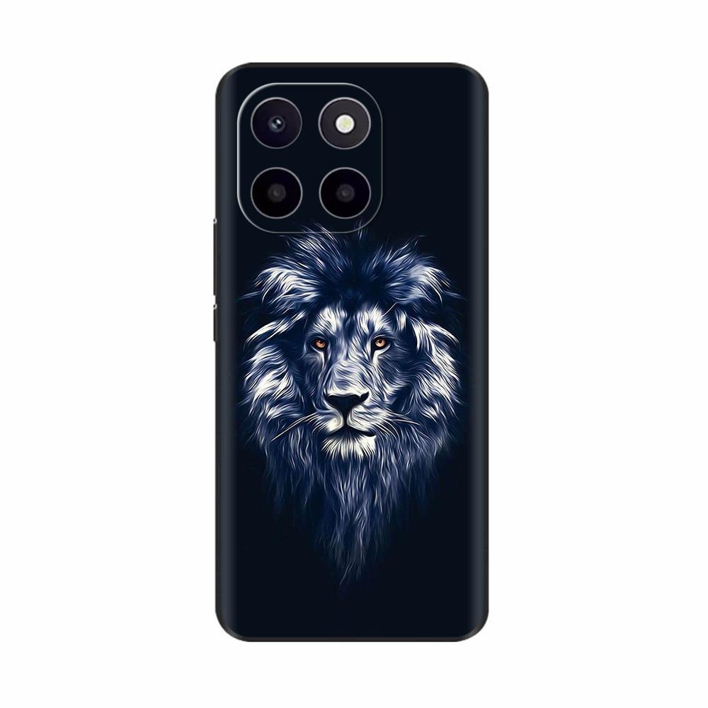 Чехол для Honor X6c Милый ТПУ Силиконовый Чехол для Телефона Для Honor X6c Задняя Крышка HonorX6c X 6C С Принтом Цветов Мягкий Силикон Coque Fundas