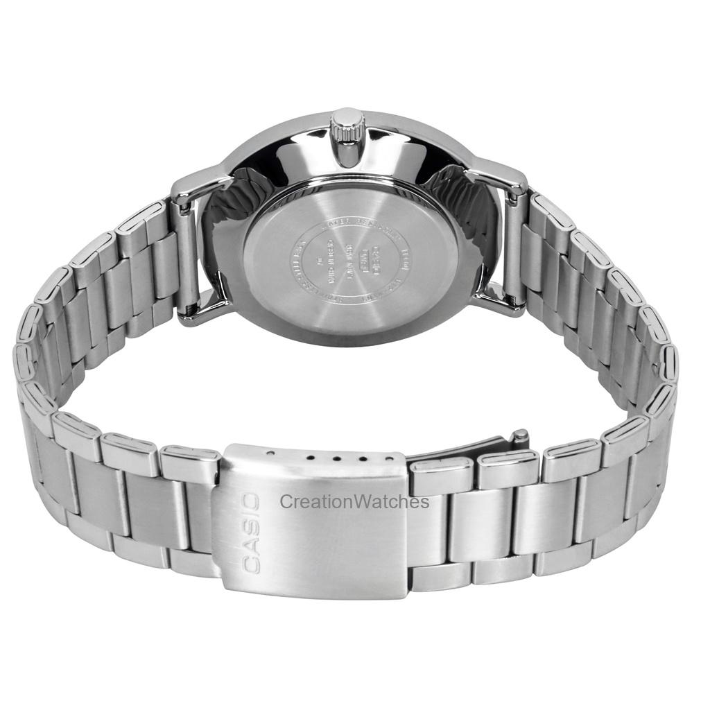 Casio Standard Analog Stainless Steel Green Dial Quartz MTP-VT03D-3B Men's Watch