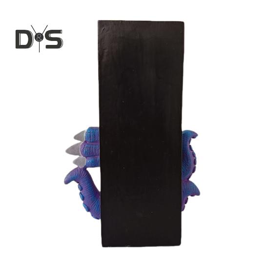 Осьминог подставка для книг уголок 3D статуэтка осьминога декор книжной полки винтажный фэнтезийный осьминог подставка для книг для домашнего офиса украшение книжной полки