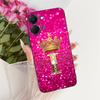 Для Tecno Spark Go 3 2026 Модный Чехол для Телефона с Короной и Буквой Для Tecno Spark Go3 KN3 Черный Силиконовый Мягкий Чехол