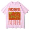 Pierce The Veil Ivory Screamblocks Футболка Хлопок Унисекс Рубашка Футболка Мужчины Женщины Лето Повседневная Круглый Вырез Высокое Качество Футболка Одежда
