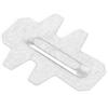 100pcs Wear Resistant Pet Cage Feeder Cards Silver Farming Equipment Rabbit Cage Cards  Rabbits