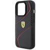 Ferrari Fehcp15Lptwk Iphone 15 Pro 6.1 Czarny/Black Hardcase Twist Metal Logo