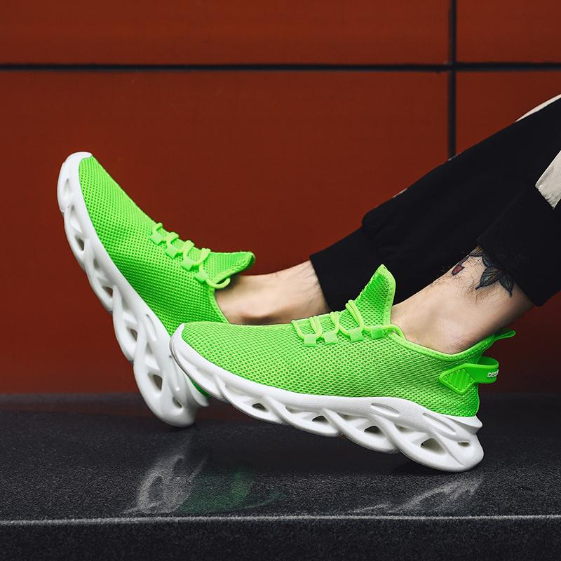 Летние мужские кроссовки для бега, спортивная обувь для ходьбы на открытом воздухе, легкие и дышащие кроссовки для мужчин, тренировочная обувь