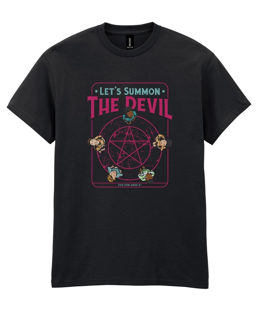 Summon The Devil T-Shirt - Personalised Option - Demons Occult Horror Gift