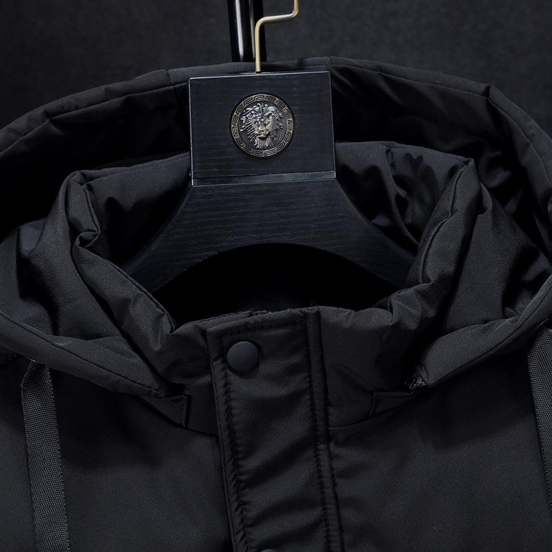 Большие размеры L-7XL, осенне-зимний мужской жилет с капюшоном, новые повседневные куртки без рукавов для мужчин, теплые парки