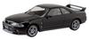 Aoshima Bunka Kyozai Масштаб Серия The Snap Kit Nissan R33 Skyline Черный Сборная пластиковая модель 1/32 GT-R Предварительно окрашенный 15-B