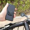 Bicycle Meter Bracket with Shock Absorption 360 Degree Rotatable Design Secure Clamp Bike Phone Mount