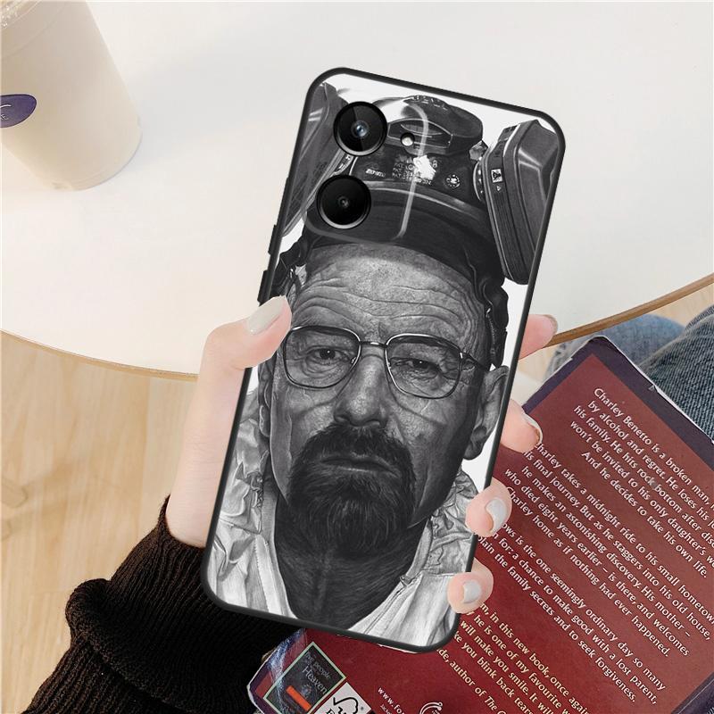 Чехол Хейзенберг из Во все тяжкие для Realme C55 C75 C67 C61 C53 C51 C21Y C25S 10 11 12 13 14 Pro Plus GT 6T 6 5 GT7 Pro