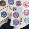 50 шт. Многоразовые наклейки-печати из воска для украшения планшетов, разноцветная ПЭТ-пленка, устойчивый к царапинам дизайн