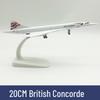 20-метровая модель самолета British Concorde из сплава с шасси