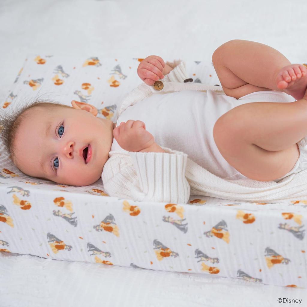 Aiden and Anais Authentic Japanese Swaddle Set of 4 Newborn Night Cry Prevention Gauze Baby Baby Gift Aden Anais Essentials Disney Friends ESWC40029DI