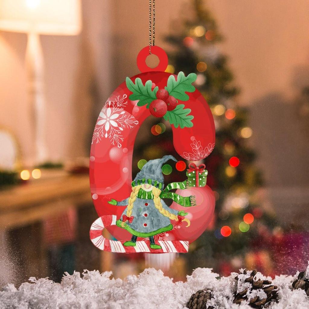 Рождественское украшение Подвеска Рождественская елка Бирка Тематическая вечеринка Поделки Орнамент