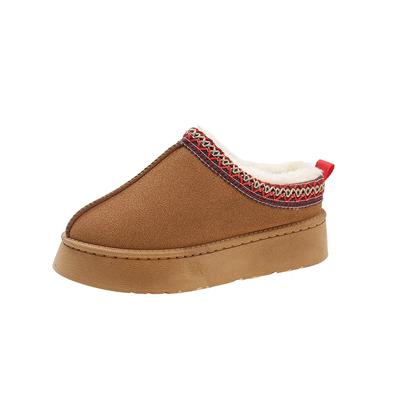 Новые зимние модные женские зимние теплые замшевые лоферы из кожи, женские туфли-лодочки на плоской подошве, туфли без каблуков, 2024