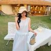 Korean Sleeveless Camisole Dress, Petite Faux Two-Piece Women's Summer New French Fashion Dress
