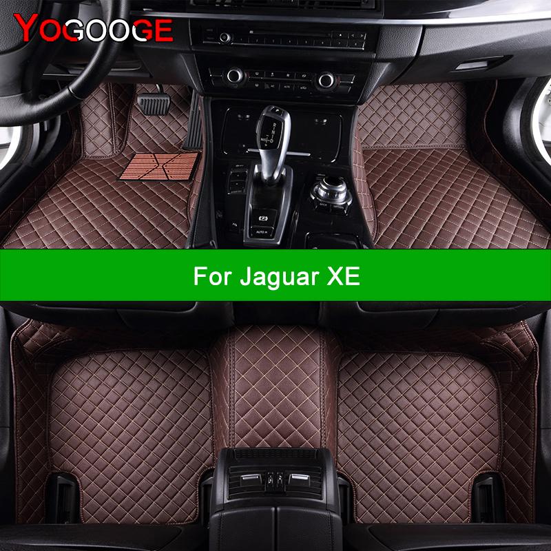 Car Floor Mats For Jaguar XE Auto Carpets Foot Coche Accessorie