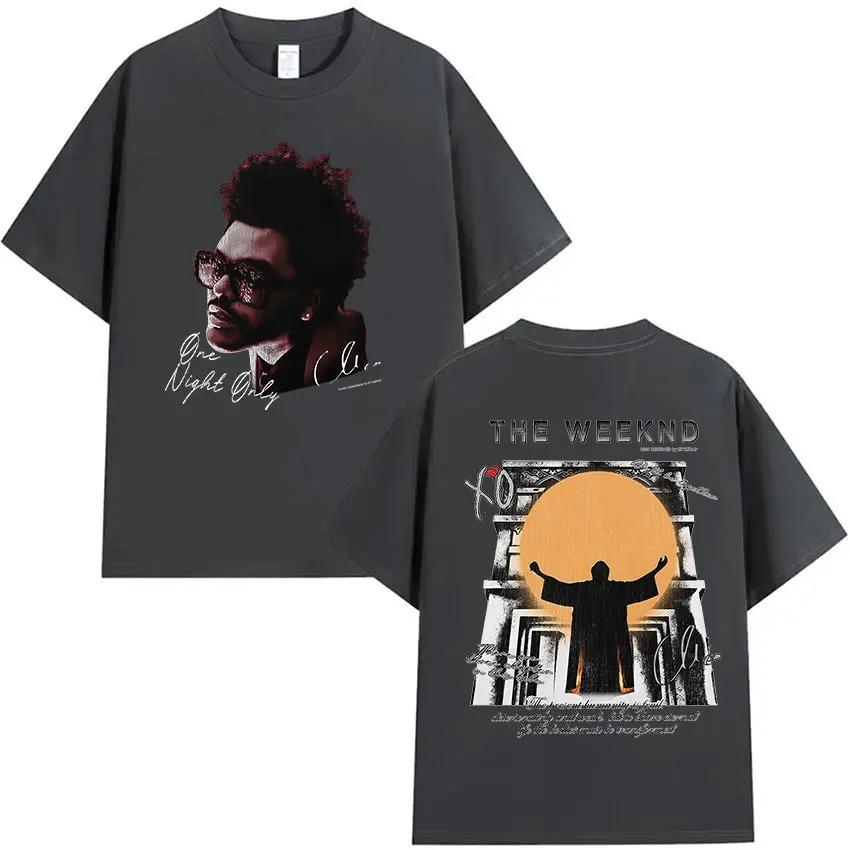 The Weeknd XO Album 2026 Merch TShirt Vintage Hip Hop Short Sleeve Mens Casual 100 Cotton Streetwear Women And Men Tshirt