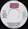 7inch Record ELEPHANT MAN - War & Peace (Remix) None Maximum Sound Jamaica Reggae, Ska & Dub Used