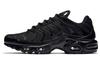 Мужские кроссовки Air Max Plus для бега - Винтажная амортизация, Дышащие, Низкие, Черные 604133-050