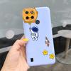 Dragon Cool Black Cases For Realme C25s C25Y Case Cartoon Animals Soft Silicone Matte Bumper On Realme C25Y C 25 Y S Candy Color