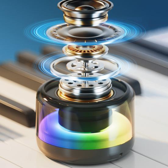 Портативная колонка Стереозвук Компактный размер Автоматическое подключение Универсальный Bluetooth-совместимый беспроводной динамик Звуковая коробка